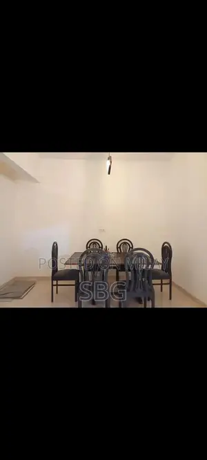 Photo - Elegant Wooden Dining Table with Chairs - Seats 6 People