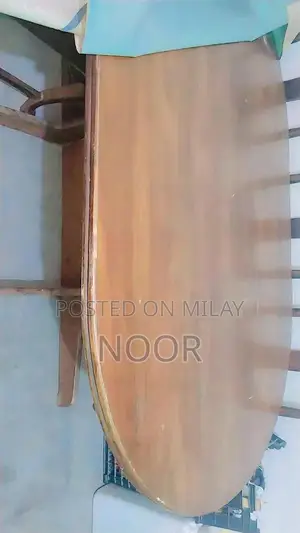 Solid Wood Dining Table - Classic Rustic Design