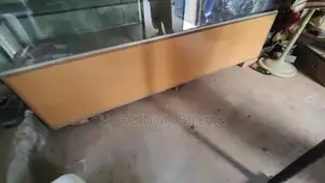 7 Feet 3-Story Shop Counter with Multiple Shelves