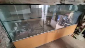 7 Feet 3-Story Shop Counter with Multiple Shelves