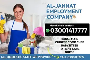 Maids / House Maids / Chef / House Cook / Baby Sitter Driver available