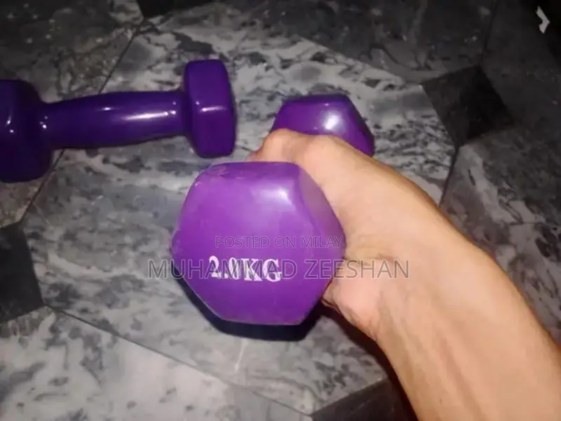 Compact 2kg Hand Dumbbells for Home Fitness Exercise