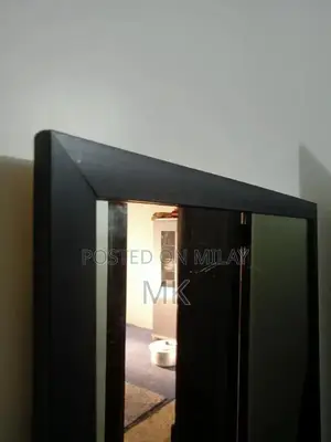 Full Length Black Frame Decorative Wall Mirror