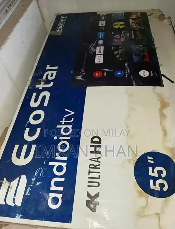 Ecostar 55-Inch 4K Ultra HD Smart LED TV with Streaming Services