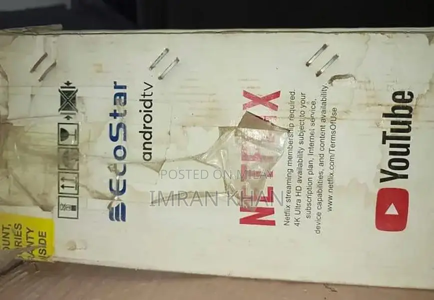 Ecostar 55-Inch 4K Ultra HD Smart LED TV with Streaming Services