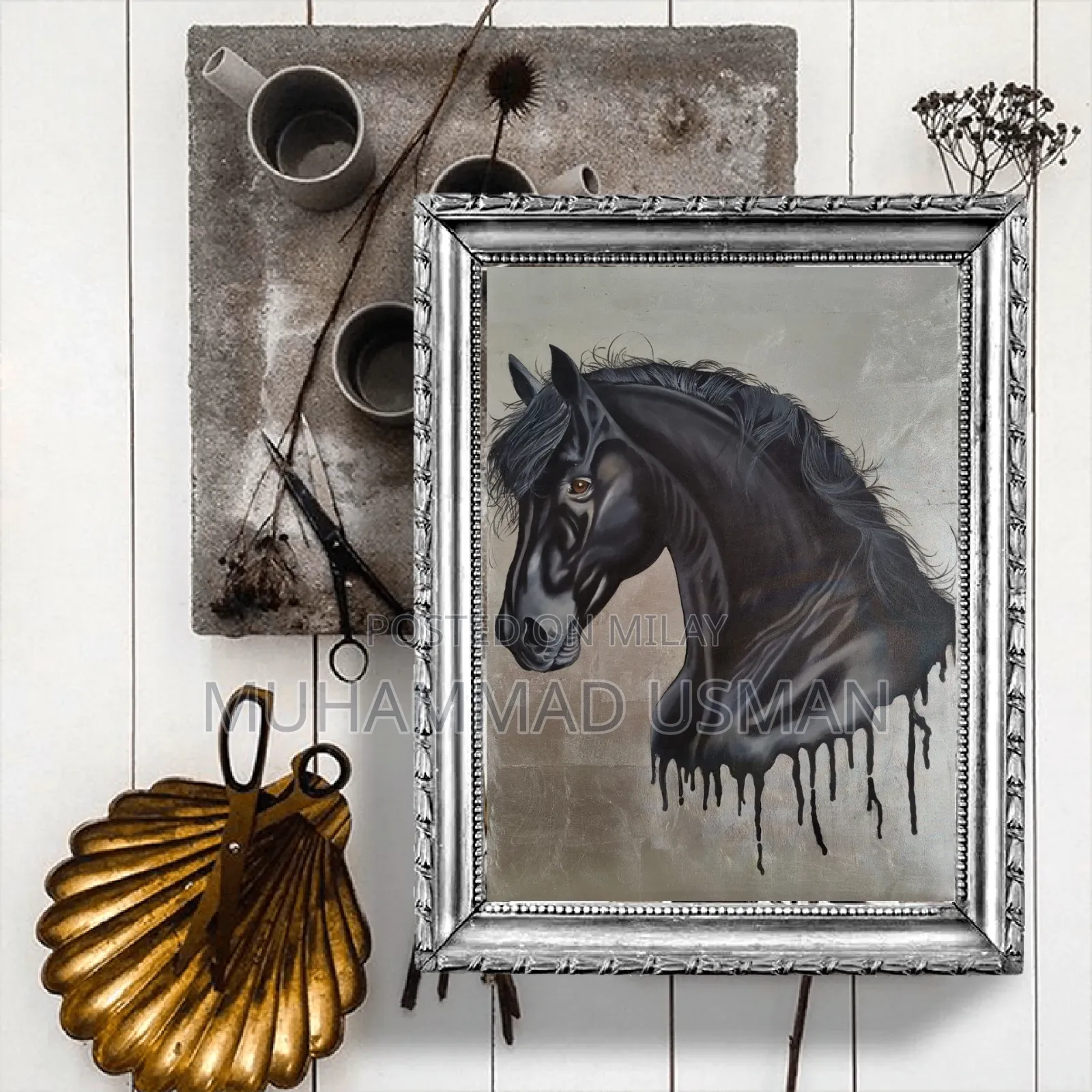 Black Beauty Painting
