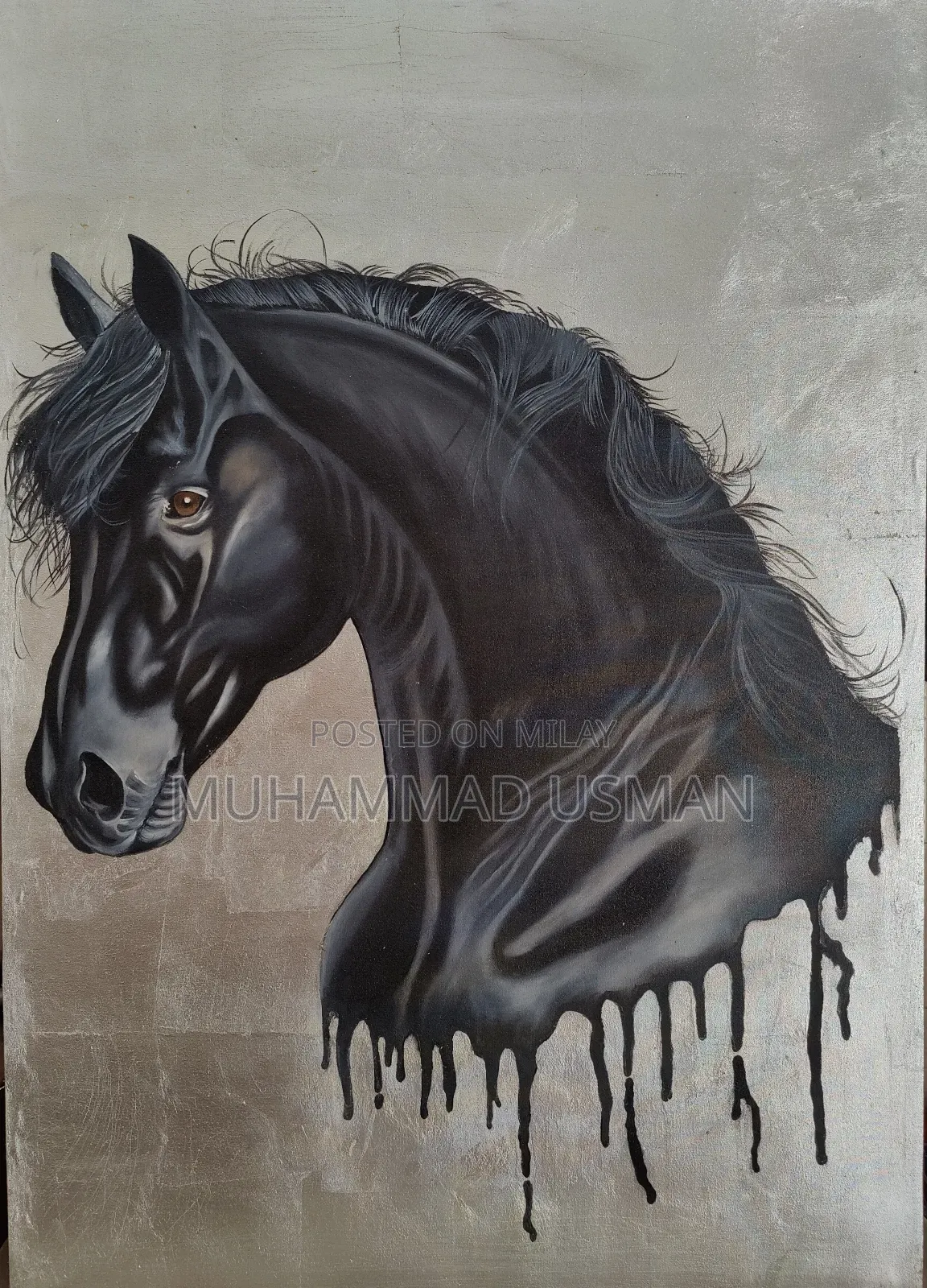Black Beauty Painting