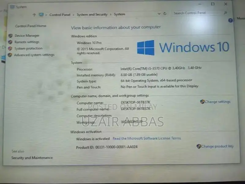 Intel Core i5 3rd Generation Laptop