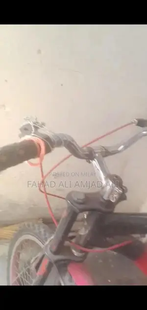 Bicycle in Need of Minor Repairs - Front Tire Service Required