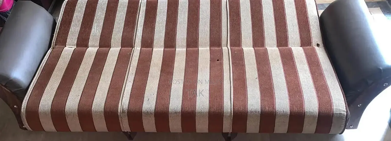 Diamond Supreme Foam Sofa Bed - Wooden Frame and Leather Upholstery