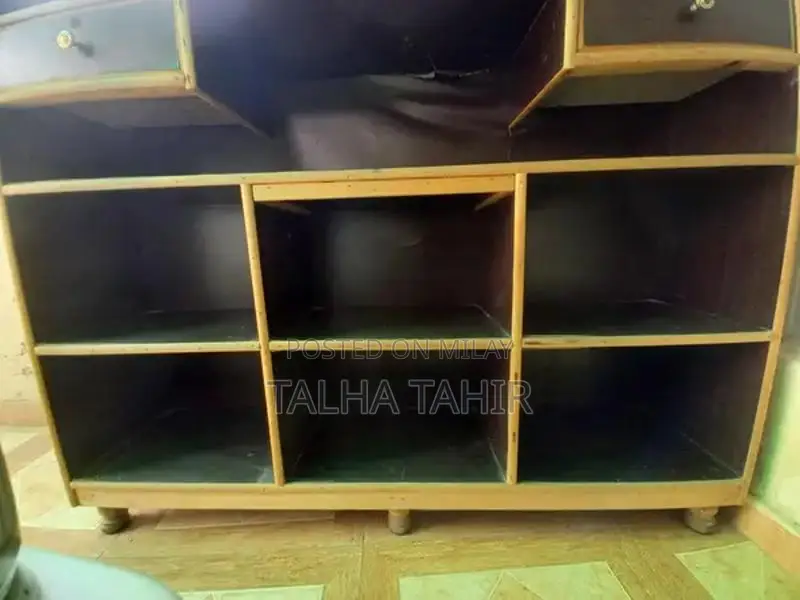 Bookrack with 2 drawers and 9 cabins