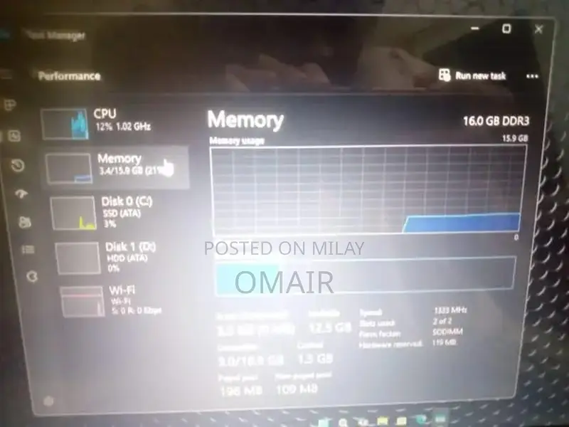 Dell Laptop i5 16GB RAM 240GB SSD 500GB HDD Windows 11