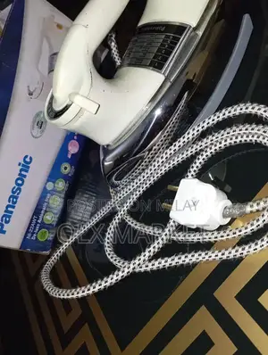 Photo - White Household Iron - Excellent Condition Home Appliance