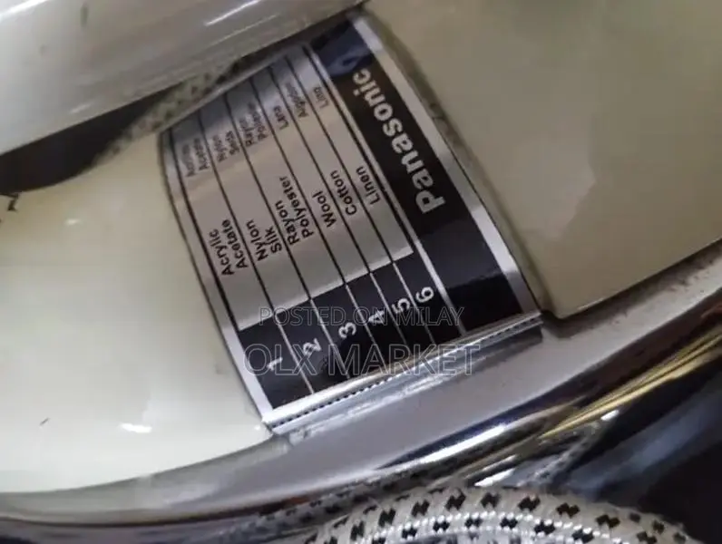 White Household Iron - Excellent Condition Home Appliance