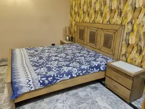 Polished Bed Set Without Mattress