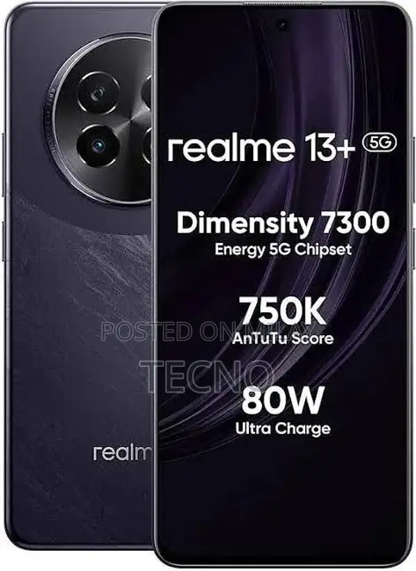 Realme 13 Plus 5G Smartphone - 12GB RAM, 256GB Storage
