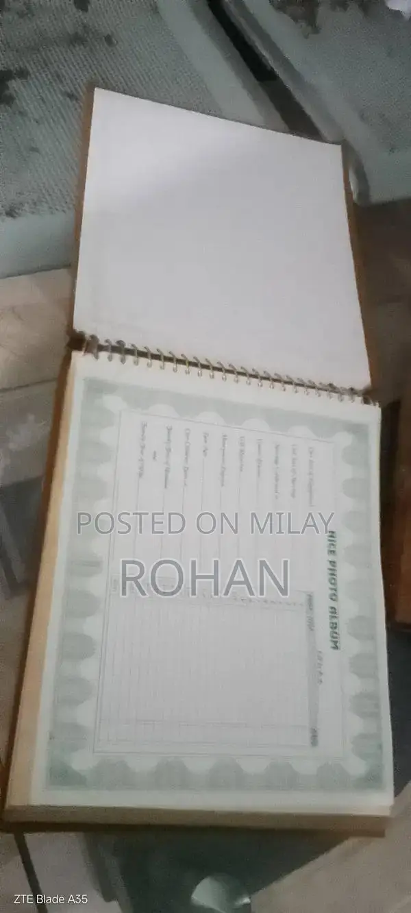 Photographic Album with Velvet Cover - Two Size Options