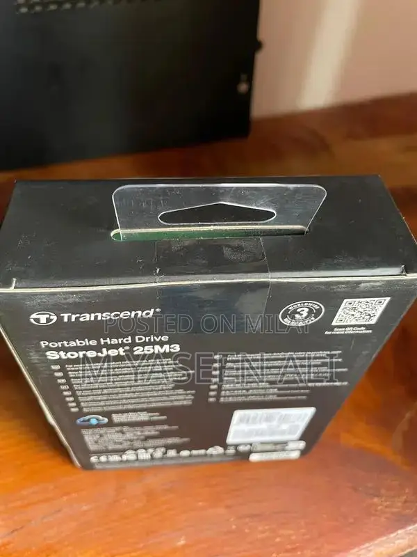 Transcend 2TB Portable External Hard Drive - USB 3.1 Shock-Resistant