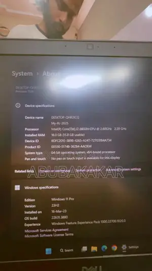 Dell Precision 7530 Mobile Workstation - i7, 16GB, 512GB SSD, 4GB NVID