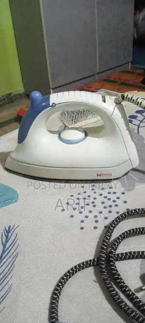 Compact Steam Iron with Smooth Gliding Surface