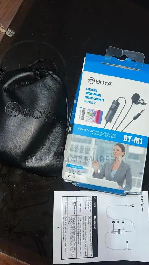 Compact Microphone with Phone and Tablet Compatibility