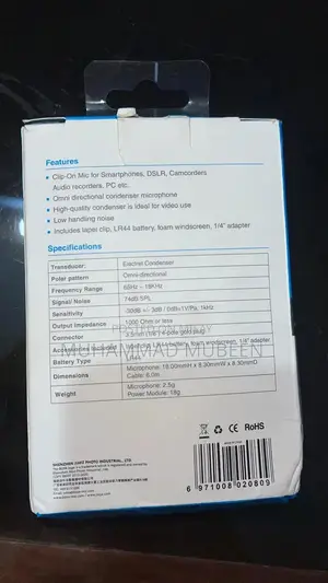 Compact Microphone with Phone and Tablet Compatibility