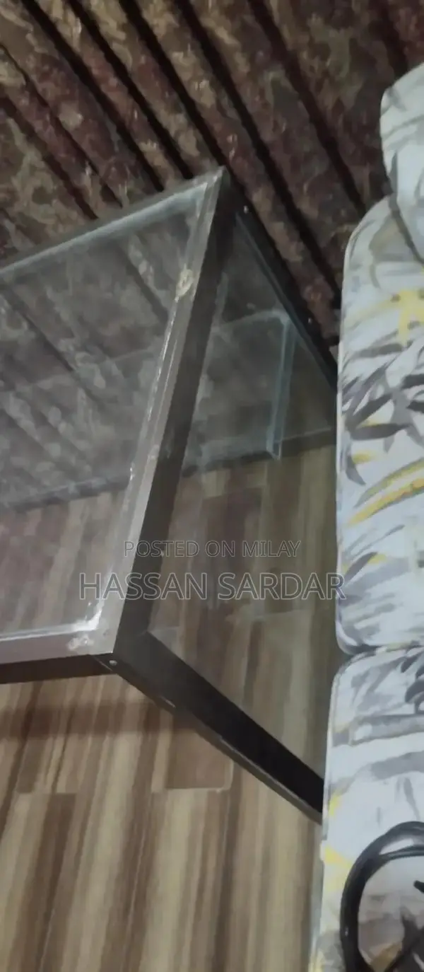 Aluminium and Glass Counter Table