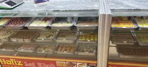 Aluminum and Glass Six-Piece Counter Set with 5-Foot Length