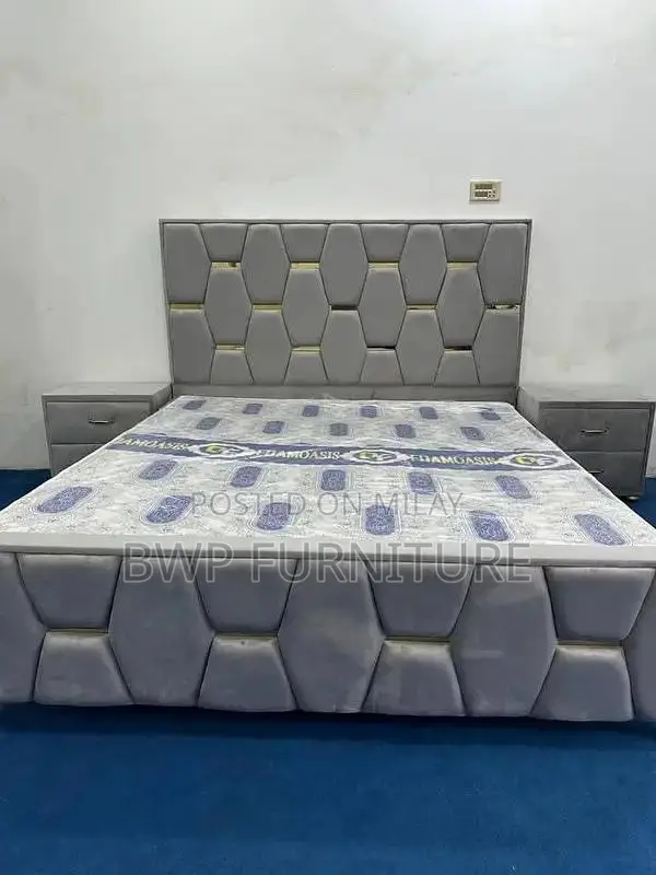 Wooden Double Bed Frame - Classic Bedroom Furniture