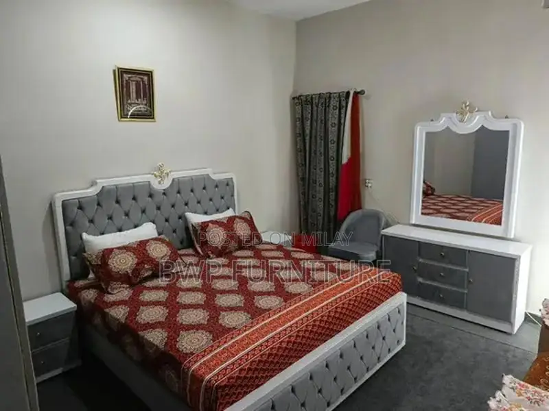 Wooden Double Bed Frame - Classic Bedroom Furniture