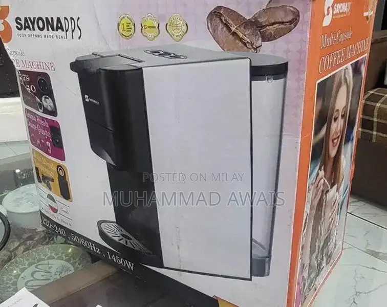 Multi-Capsule Coffee Machine - 1450W Smart Brewing