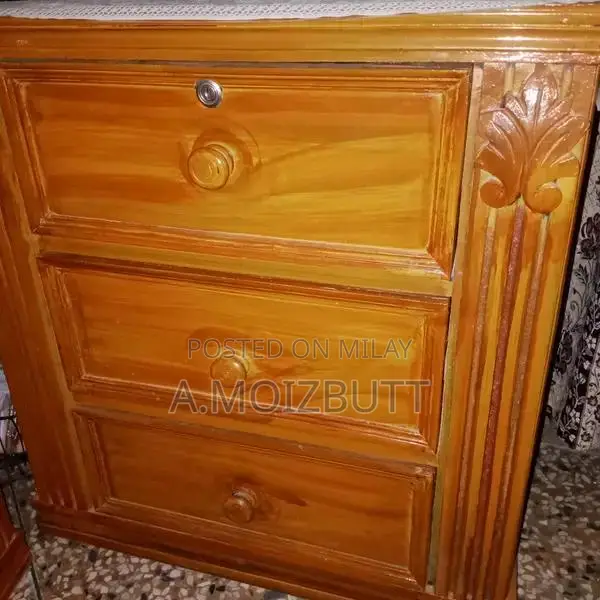 King Size Bed Frame with Two Matching Nightstands