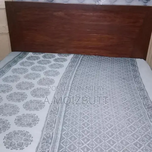 King Size Bed Frame with Two Matching Nightstands