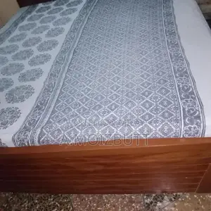 King Size Bed Frame with Two Matching Nightstands