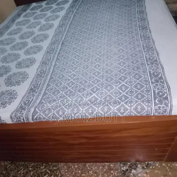 King Size Bed Frame with Two Matching Nightstands