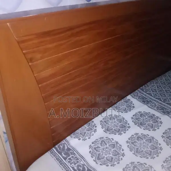 King Size Bed Frame with Two Matching Nightstands