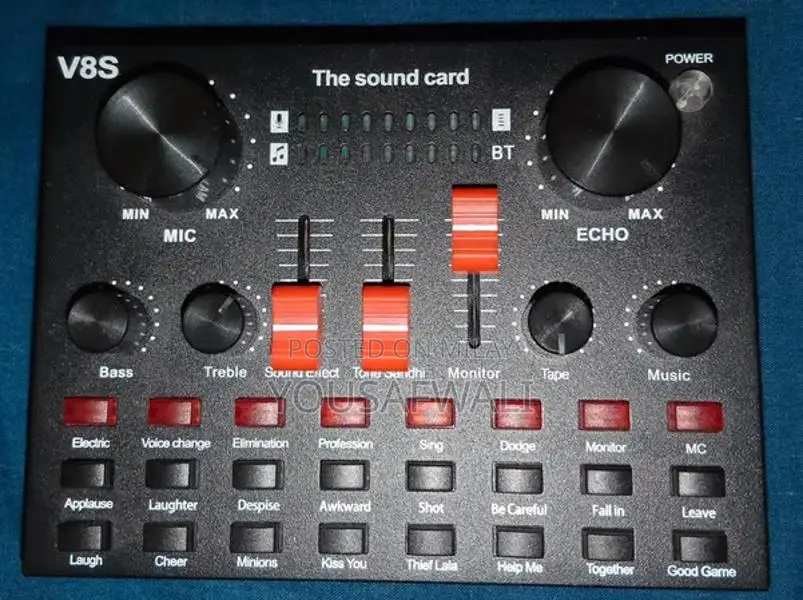 Professional Audio Interface Sound Card for Recording & Streaming