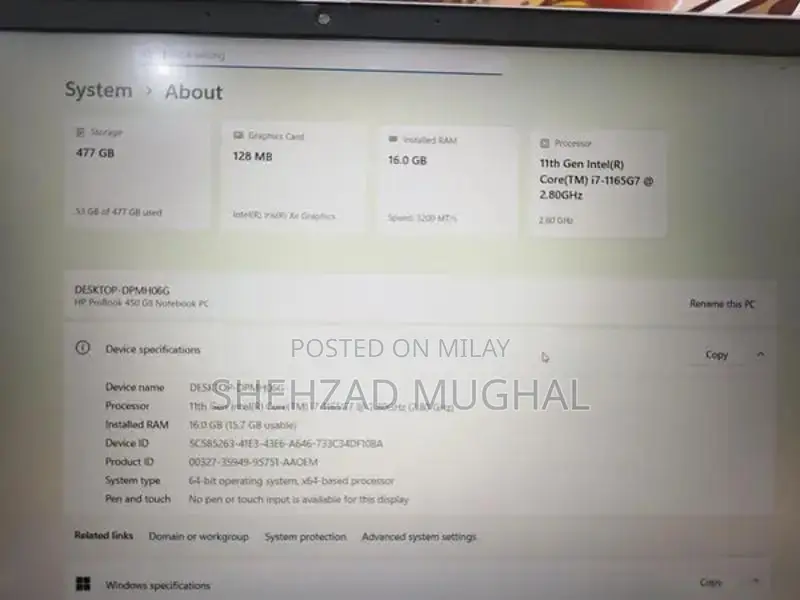 HP ProBook Laptop: High-Performance Intel Core i7 Workstation