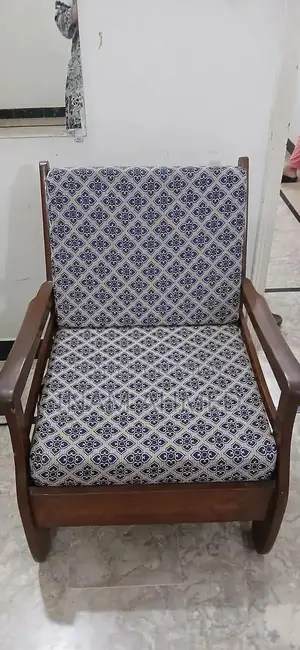 Wooden 5-Seater Living Room Sofa with Matching Centre Table