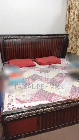 Double Bed Frame with Medicated Mattress