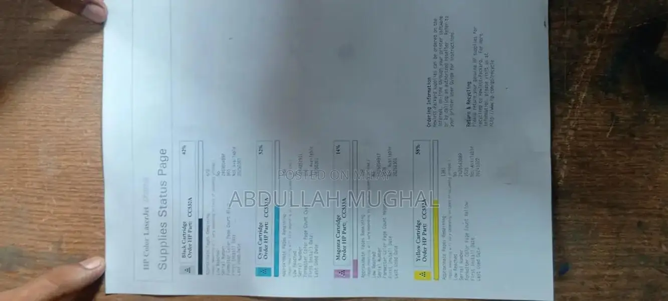 HP Color Laser Printer CP2025 Professional Office Printer