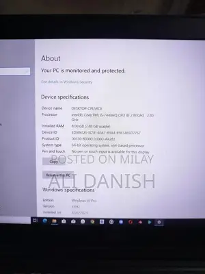 Dell Latitude 5480 Business Laptop Core i5 8GB RAM 256GB SSD