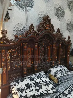 Photo - Bedroom Furniture Set: Bed, Dressing Table, and Side Table