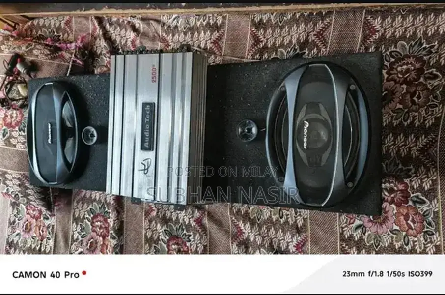 Suzuki Alto Speaker Box with Amplifier and Booster