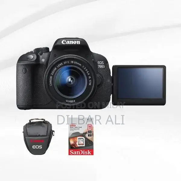 Camera Accessory Kit with Battery, Charger, Bag, Memory Card