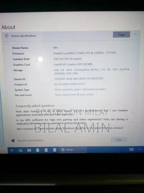 HP Chromebook Laptop with 8GB RAM and 128GB+500GB Storage