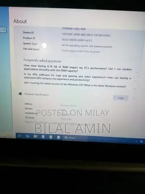 HP Chromebook Laptop with 8GB RAM and 128GB+500GB Storage