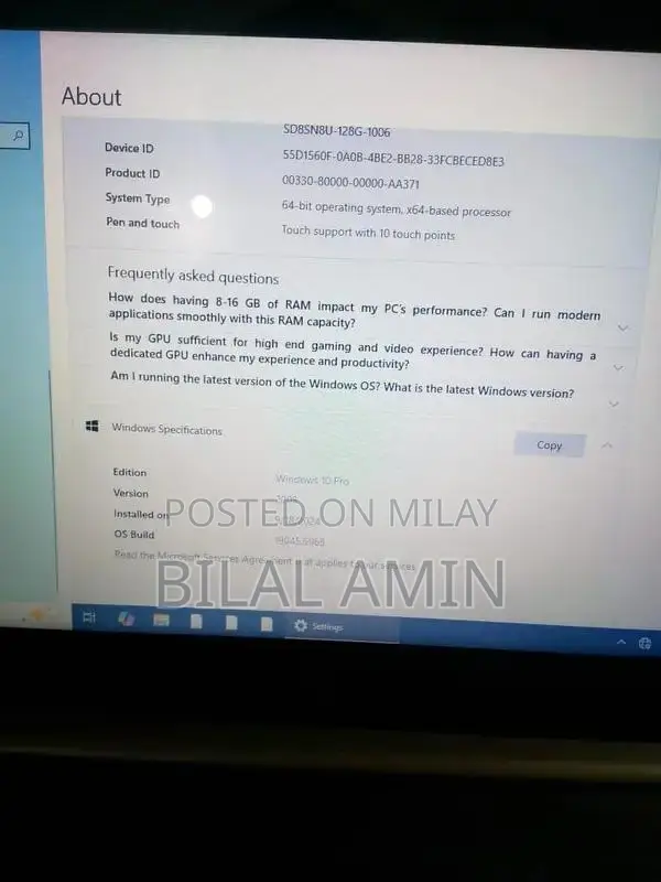 HP Chromebook Laptop with 8GB RAM and 128GB+500GB Storage