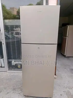 Large Haier Refrigerator with Multiple Features
