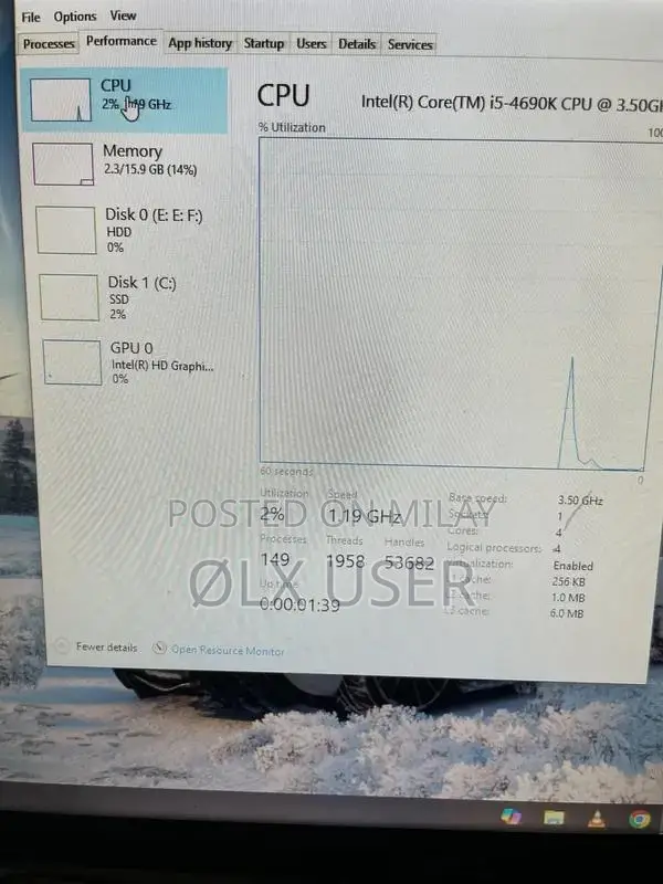 Dell Optiplex 9020 Desktop PC - Core i5 4690k, SSD